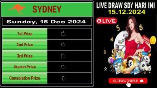 Sydney Live draw result 15.12.2024 | Live Draw SDY